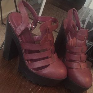 Platform Chunky Heels